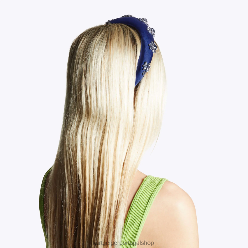 Kurt Geiger mulheres faixa de cristal londres 8J6X00576 azul | acessórios