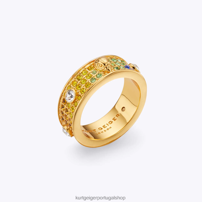 Kurt Geiger mulheres anel de águia de metal de cristal de londres 8J6X00195 vários/outros | acessórios