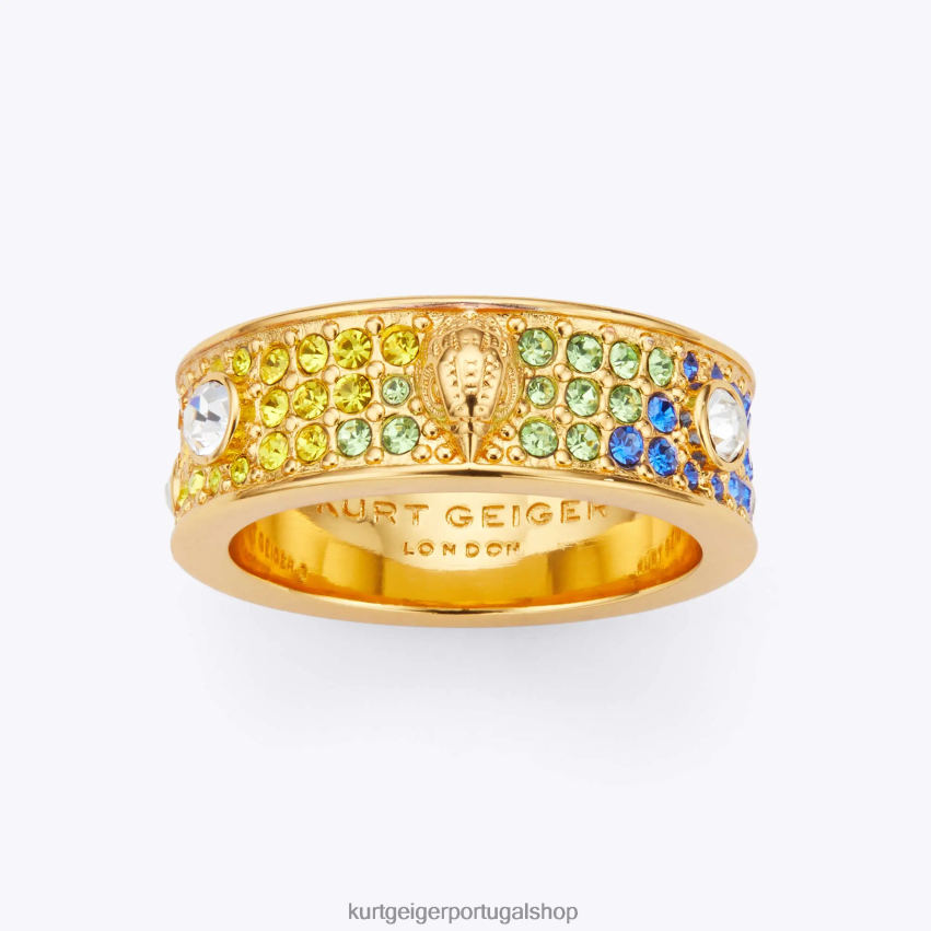 Kurt Geiger mulheres anel de águia de metal de cristal de londres 8J6X00195 vários/outros | acessórios