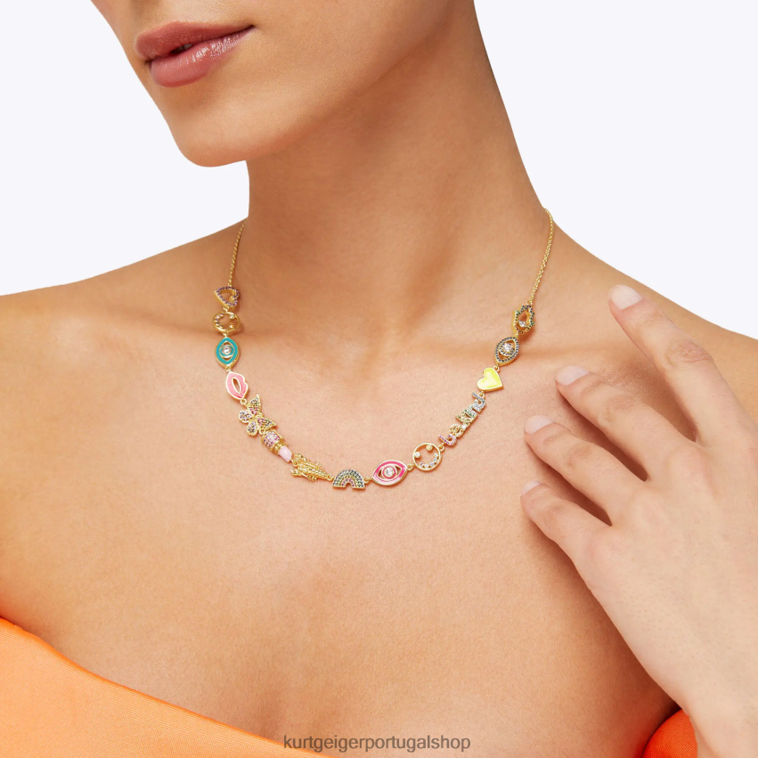 Kurt Geiger mulheres colar multi charme de Londres 8J6X00188 vários/outros | acessórios