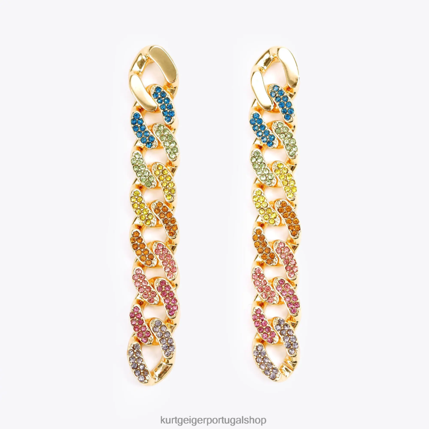 Kurt Geiger mulheres lineares de cadeia de arco-íris de Londres 8J6X00240 vários/outros | acessórios