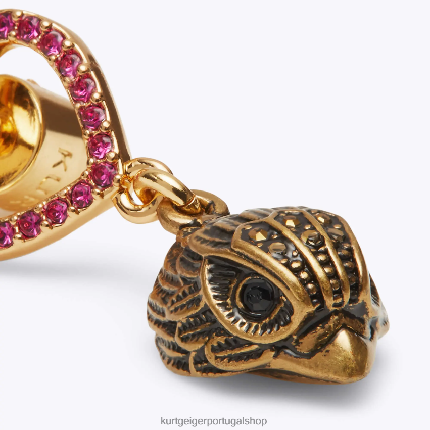 Kurt Geiger mulheres pregos de águia do coração de Londres 8J6X00527 combinação rosa | acessórios