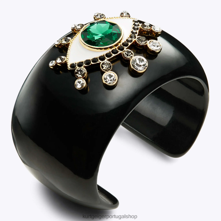 Kurt Geiger mulheres pulseira de mau olhado de resina de Londres 8J6X00579 preto | acessórios