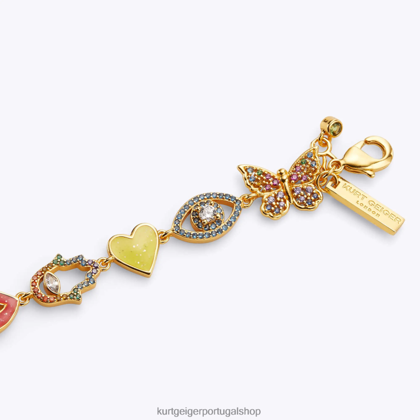 Kurt Geiger mulheres pulseira multi-charme londres 8J6X00187 vários/outros | acessórios