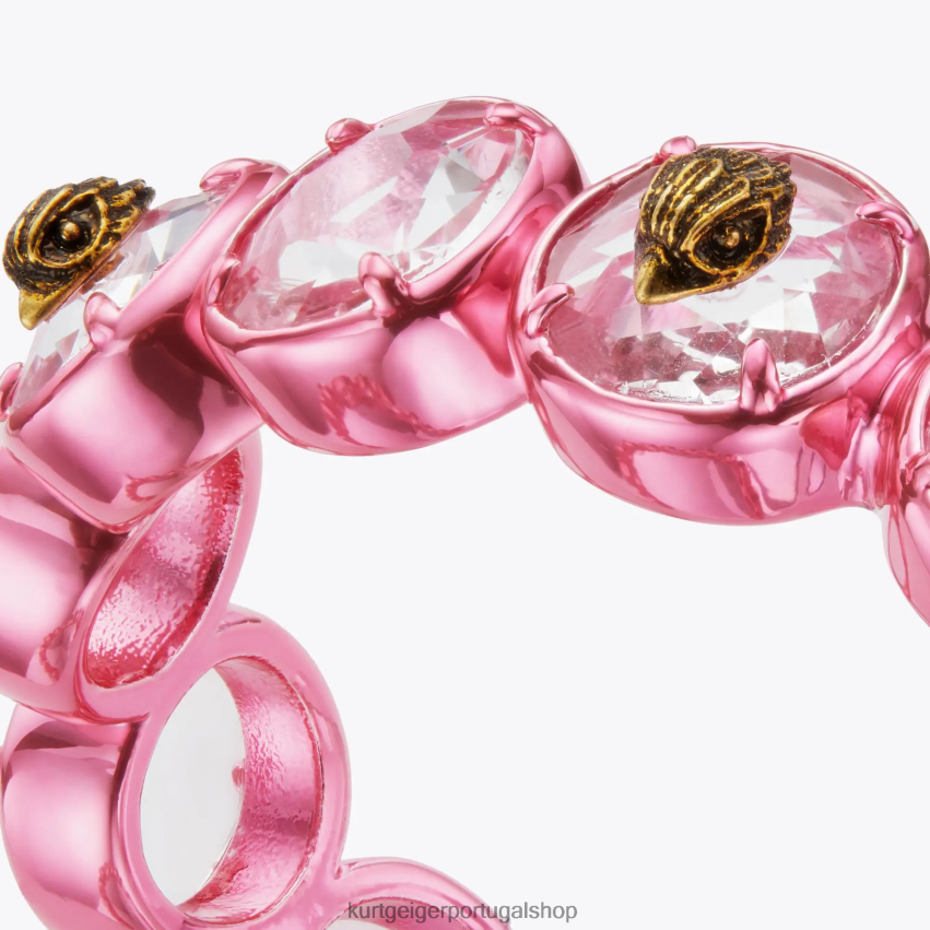 Kurt Geiger mulheres punho de pedra redondo de Londres 8J6X00528 rosa | acessórios