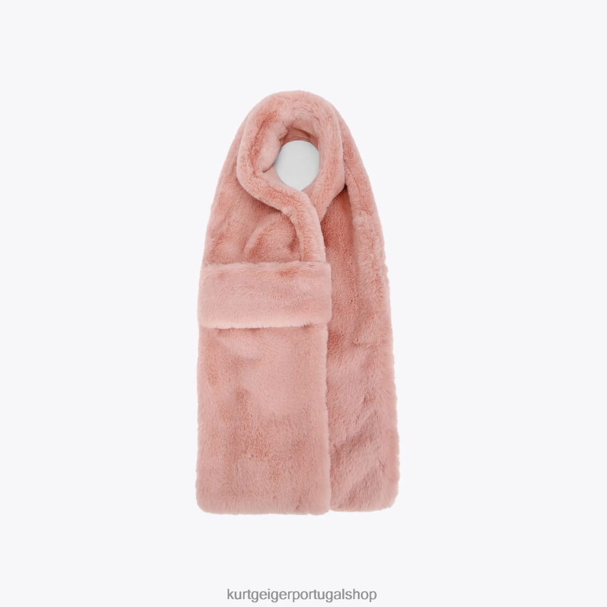 Kurt Geiger mulheres lenço de papoula de Londres 8J6X00514 rosa | acessórios