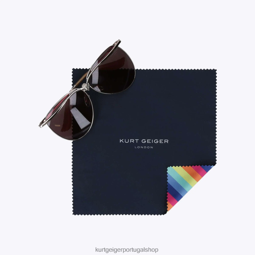 Kurt Geiger mulheres óculos de sol aviador águia de londres 8J6X00464 ouro | acessórios