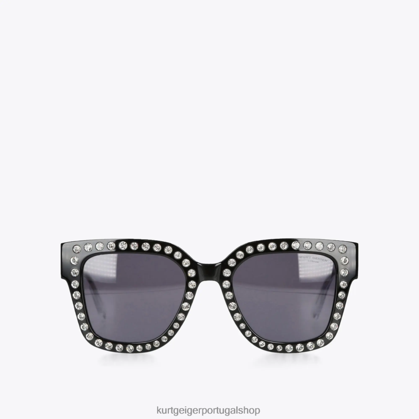 Kurt Geiger mulheres óculos de sol joia de Londres 8J6X00478 preto outro | acessórios