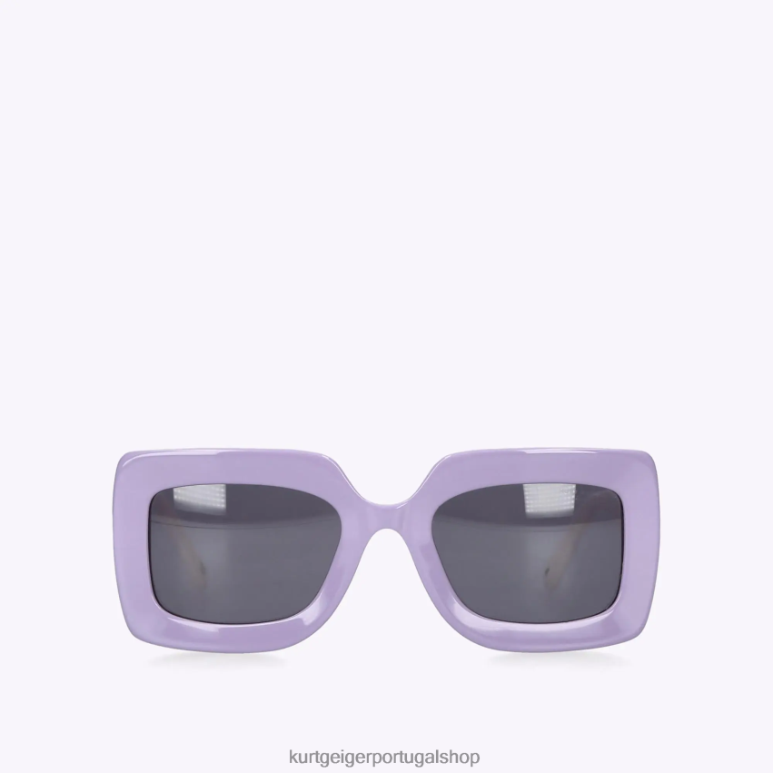 Kurt Geiger mulheres óculos de sol londres kensington 8J6X00473 lilás | acessórios