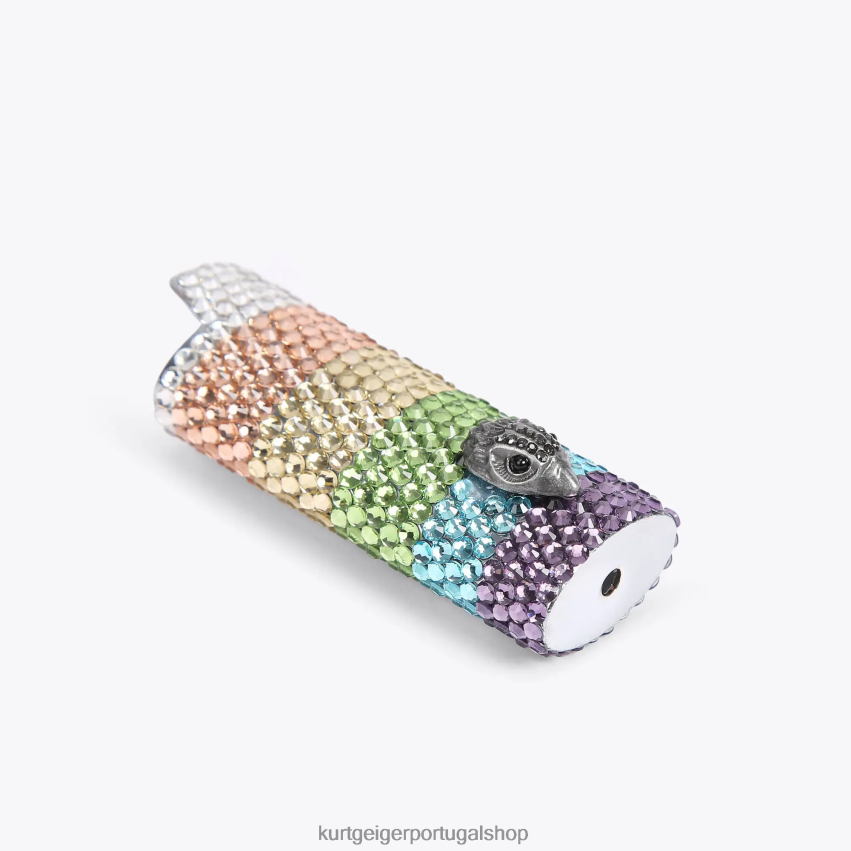 Kurt Geiger mulheres estojo de isqueiro de cristal londres 8J6X00243 outro | acessórios