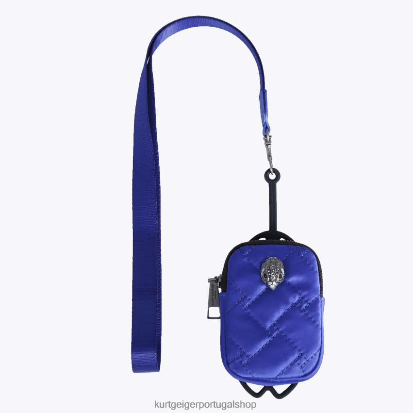 Kurt Geiger mulheres porta-telefone com bolsa London Eagle 8J6X00536 azul | acessórios