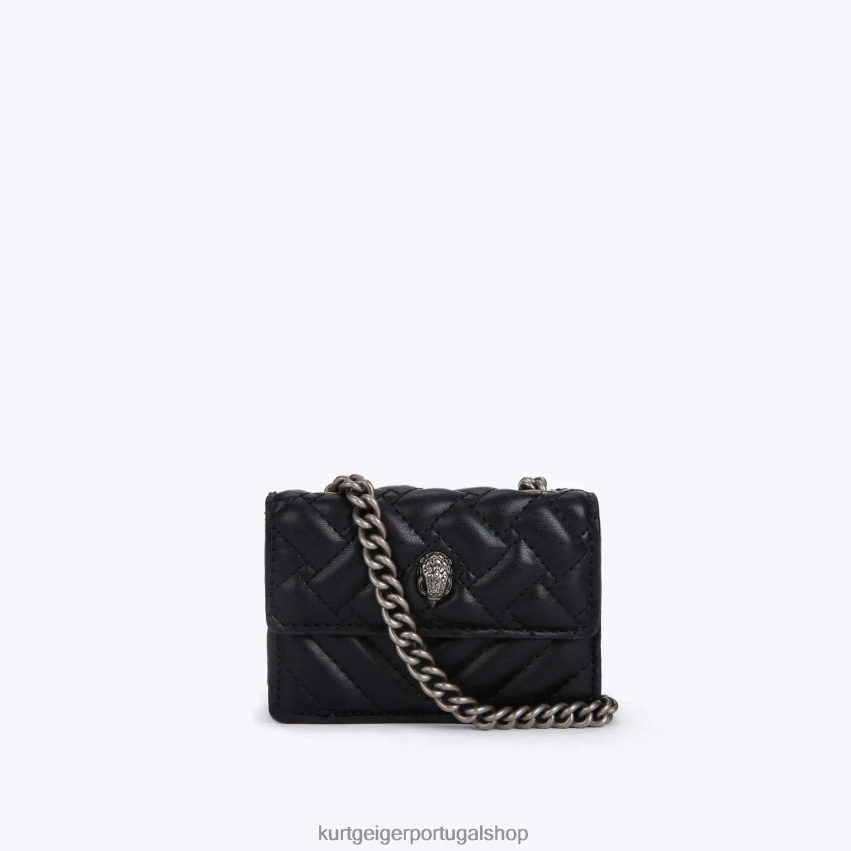 Kurt Geiger mulheres Londres Micro Kensington 8J6X0061 preto | bolsas