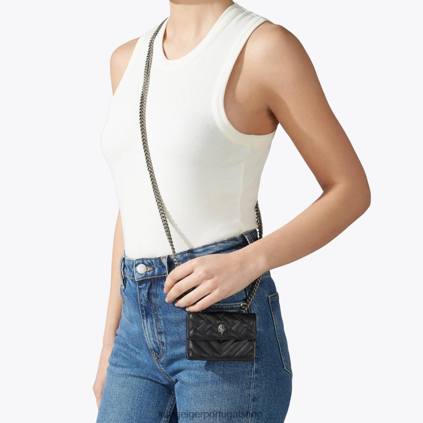 Kurt Geiger mulheres Londres Micro Kensington 8J6X0061 preto | bolsas