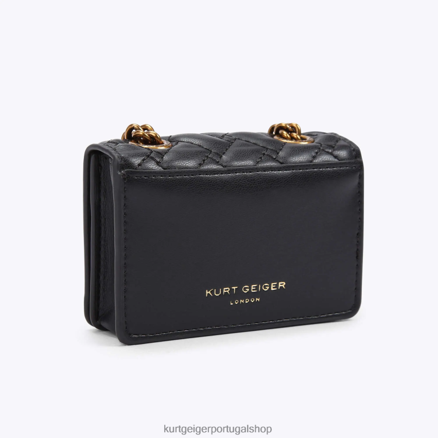 Kurt Geiger mulheres Londres Micro Kensington 8J6X0062 preto | bolsas