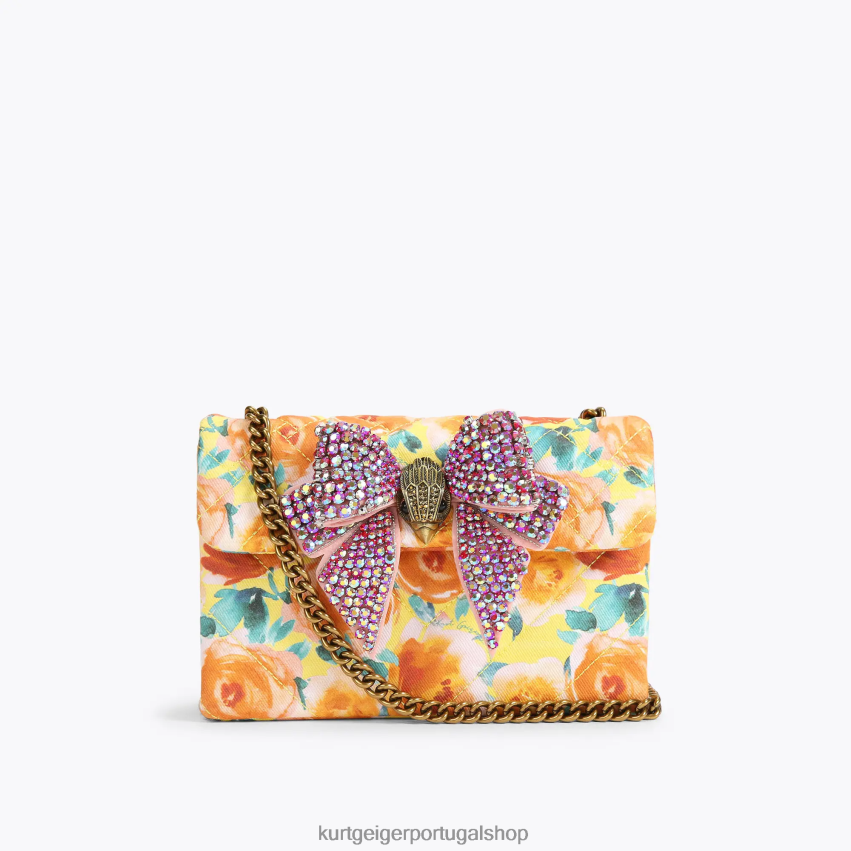 Kurt Geiger mulheres Londres arco médio kensington 8J6X003 laranja | bolsas
