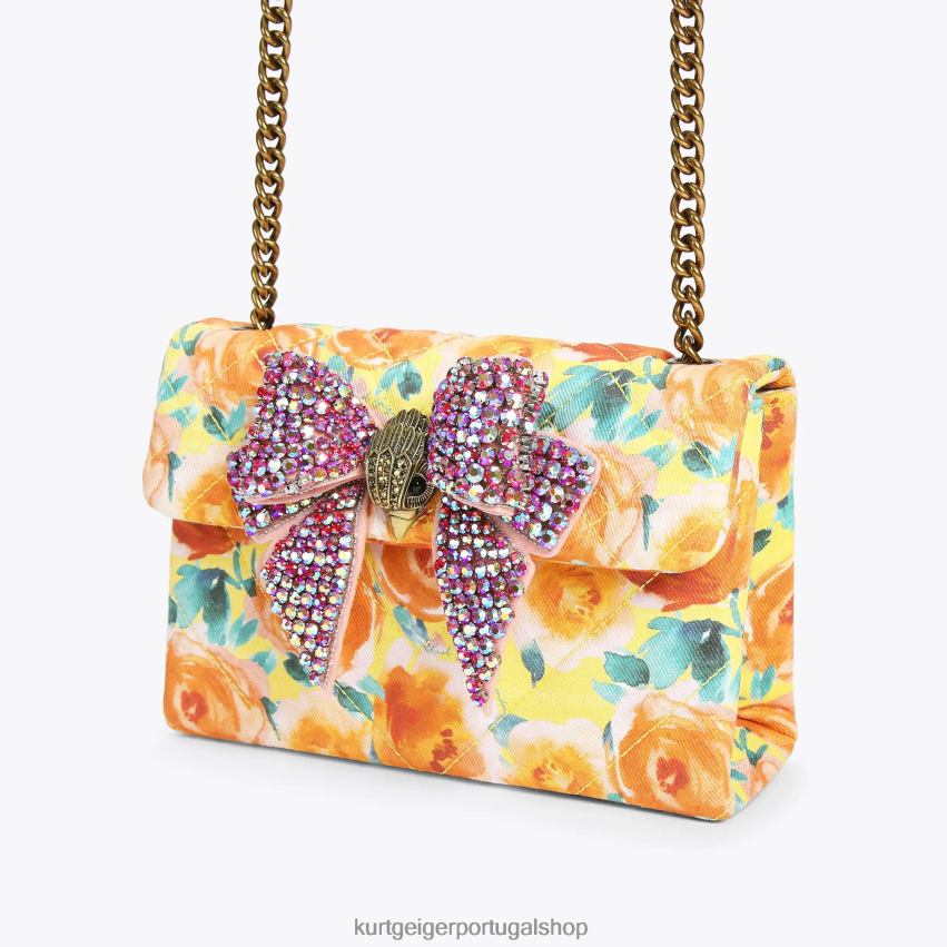Kurt Geiger mulheres Londres arco médio kensington 8J6X003 laranja | bolsas