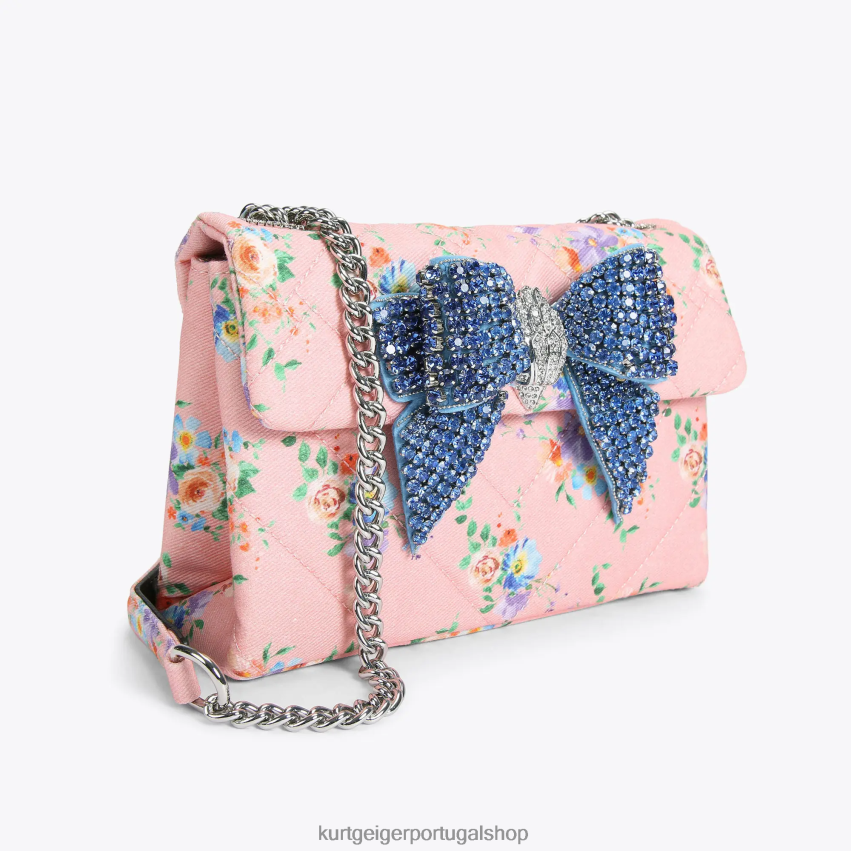 Kurt Geiger mulheres Londres arco médio kensington 8J6X0085 combinação rosa | bolsas