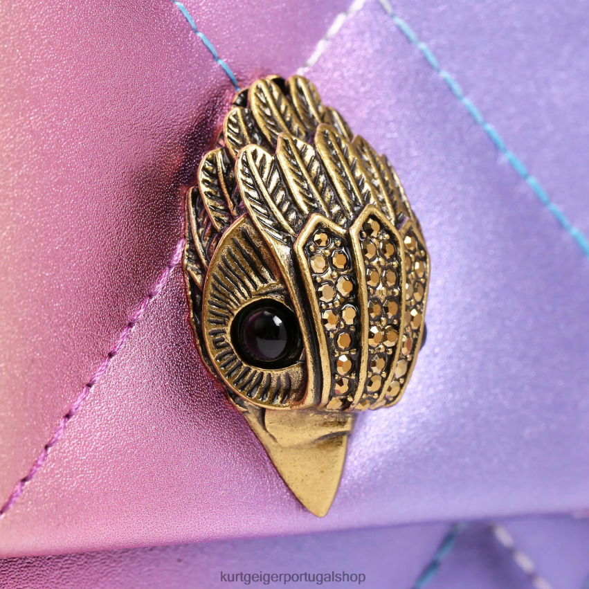 Kurt Geiger mulheres Londres grande kensington macio 8J6X0094 combinação rosa | bolsas