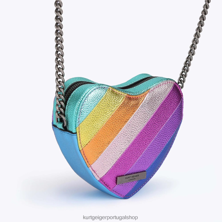 Kurt Geiger mulheres Londres kensington coração x corpo 8J6X0026 vários/outros | bolsas