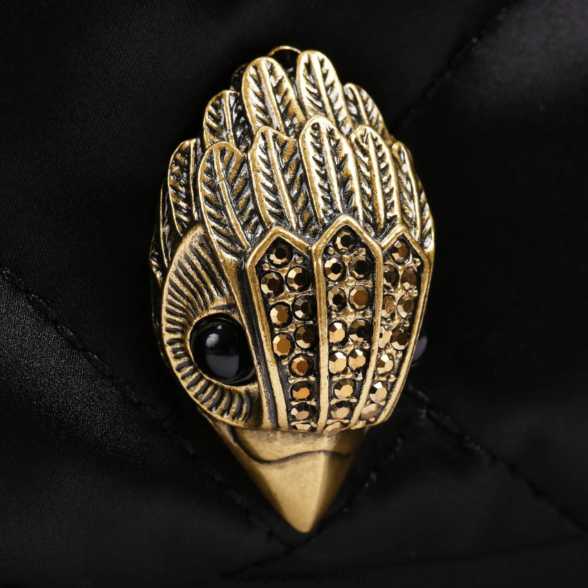 Kurt Geiger mulheres Londres reciclou grande vagabundo 8J6X00281 preto | bolsas