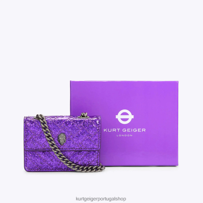 Kurt Geiger mulheres Londres tfl micro kensington 8J6X00106 roxo | bolsas
