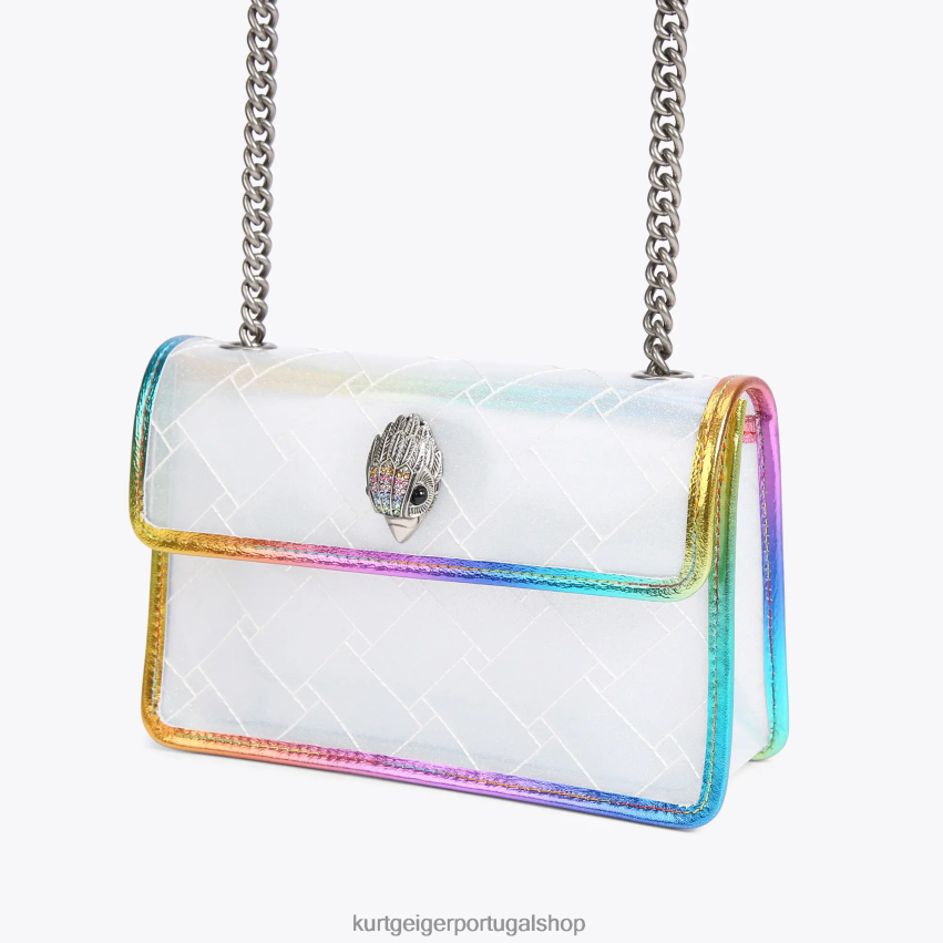 Kurt Geiger mulheres Londres vinil médio kensington 8J6X005 vários/outros | bolsas