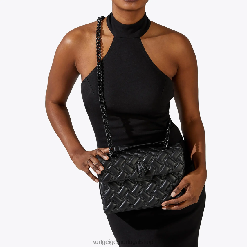 Kurt Geiger mulheres banho de londres kensington 8J6X0042 preto | bolsas
