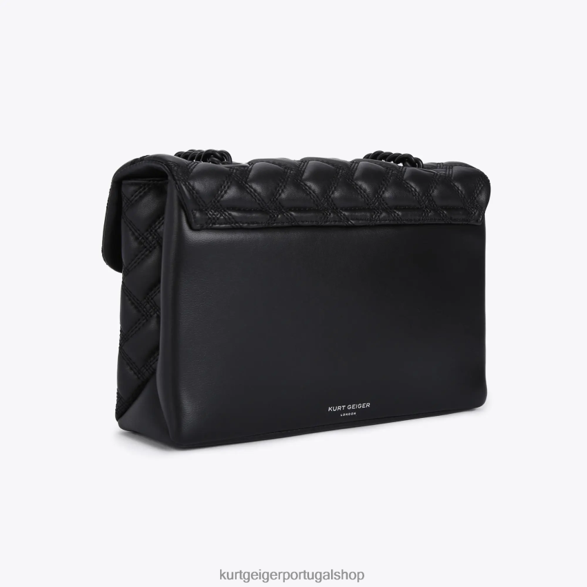 Kurt Geiger mulheres banho de londres kensington 8J6X0042 preto | bolsas