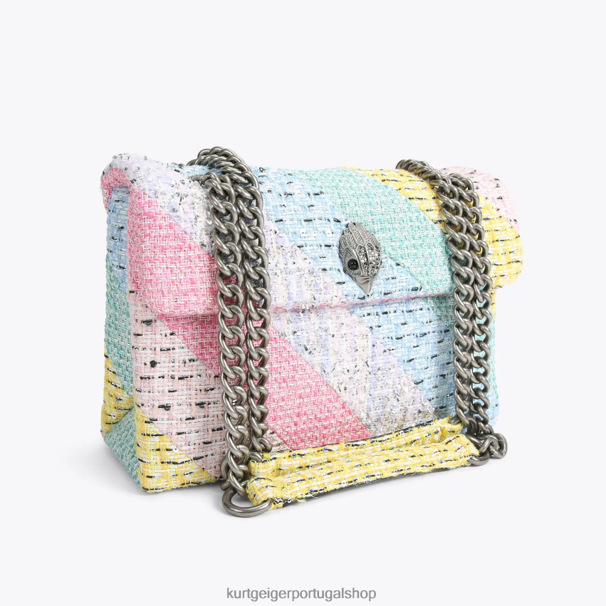 Kurt Geiger mulheres bolsa kensington de tweed londrina 8J6X008 vários/outros | bolsas