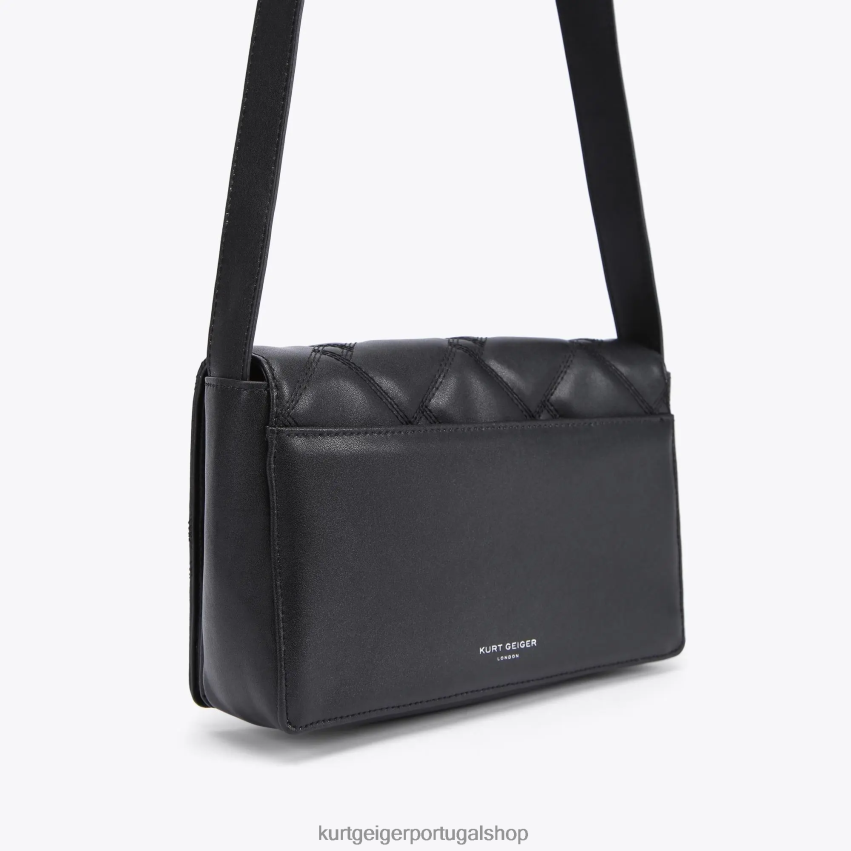 Kurt Geiger mulheres bolsa kensington londrina 8J6X0097 preto | bolsas