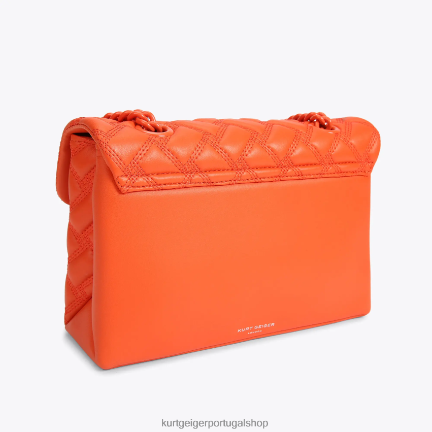 Kurt Geiger mulheres bolsa londres kensington 8J6X0010 laranja | bolsas