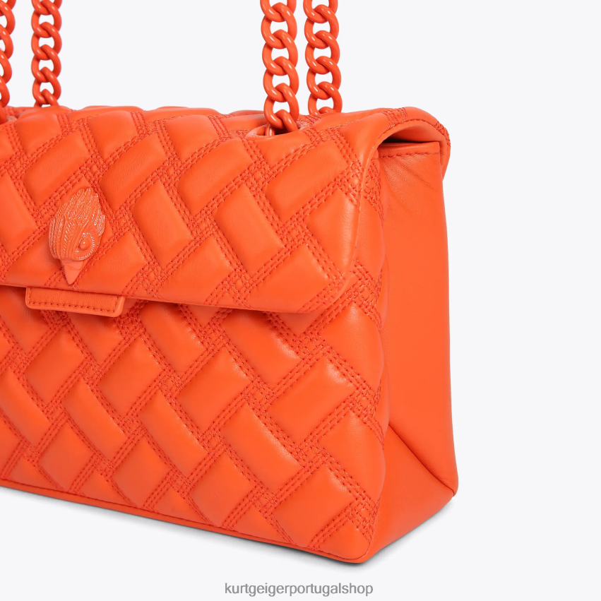 Kurt Geiger mulheres bolsa londres kensington 8J6X0010 laranja | bolsas