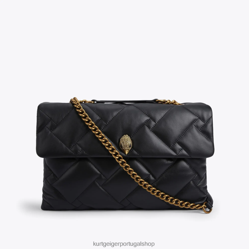 Kurt Geiger mulheres bolsa londres kensington soft xxl 8J6X0069 preto | bolsas