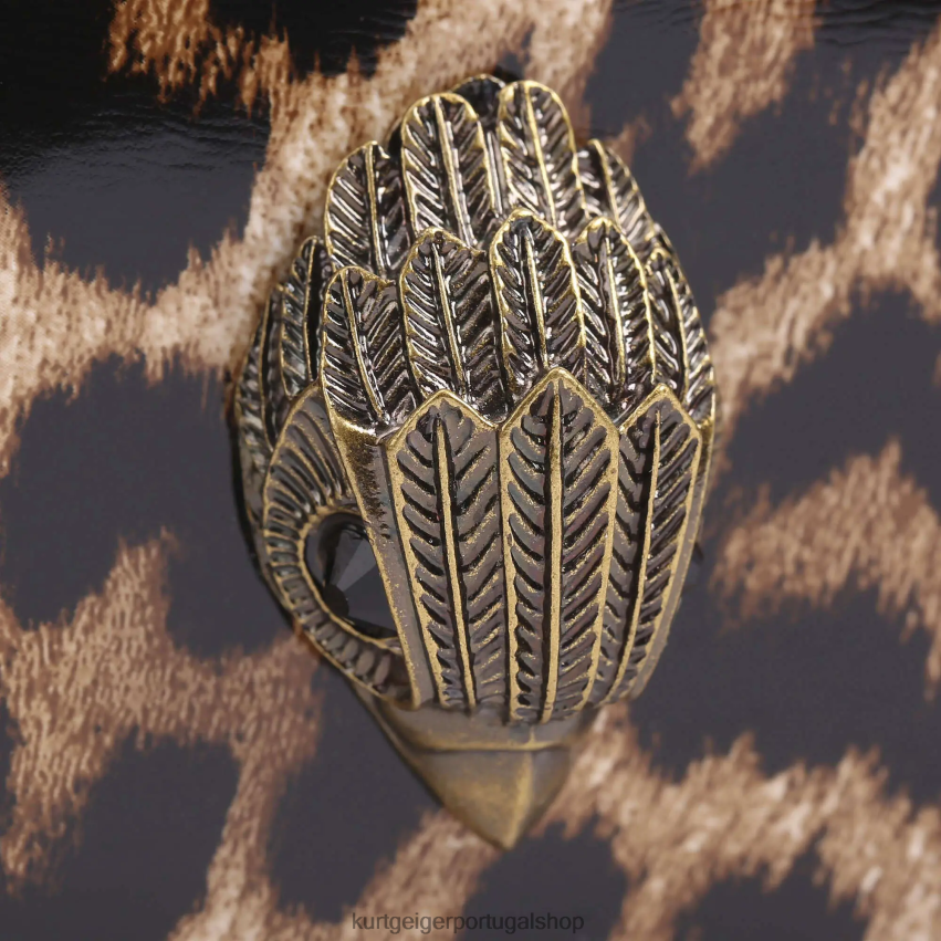 Kurt Geiger mulheres bolsa pequena para câmera londres shoreditch 8J6X00142 marrom médio | bolsas