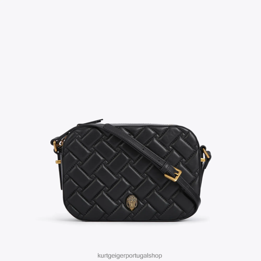 Kurt Geiger mulheres corpo cruzado londres kensington 8J6X0070 preto | bolsas
