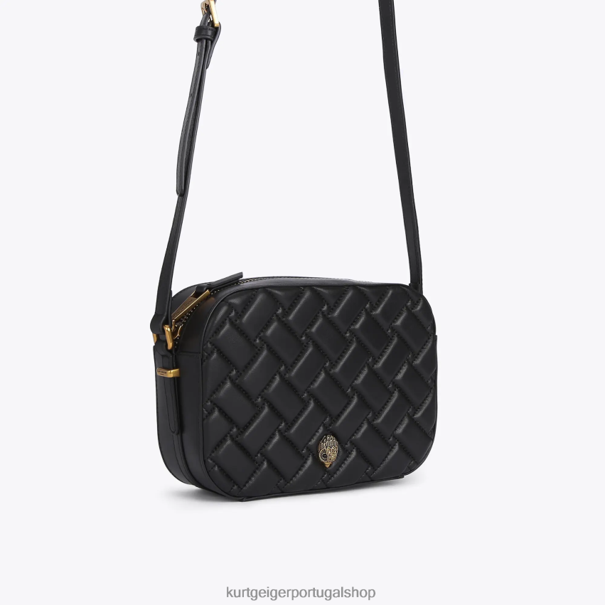 Kurt Geiger mulheres corpo cruzado londres kensington 8J6X0070 preto | bolsas