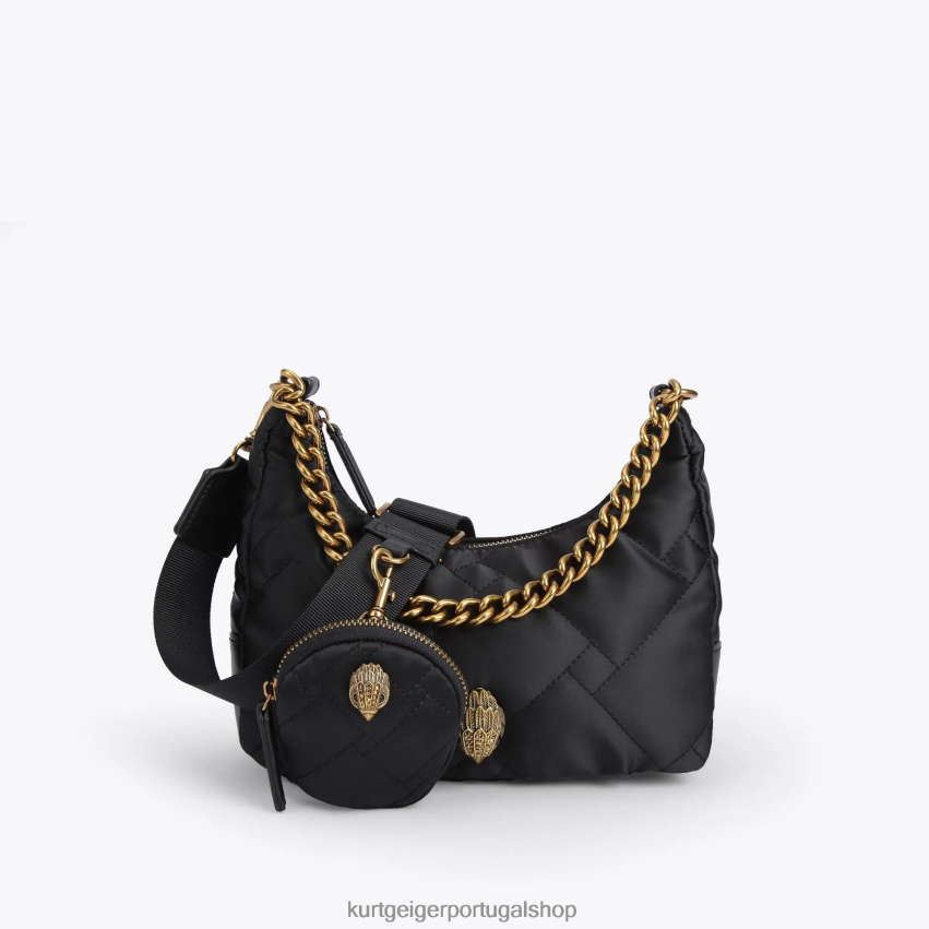 Kurt Geiger mulheres corpo cruzado multi londres 8J6X00276 preto | bolsas