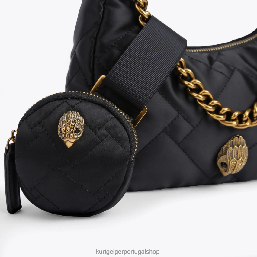 Kurt Geiger mulheres corpo cruzado multi londres 8J6X00276 preto | bolsas