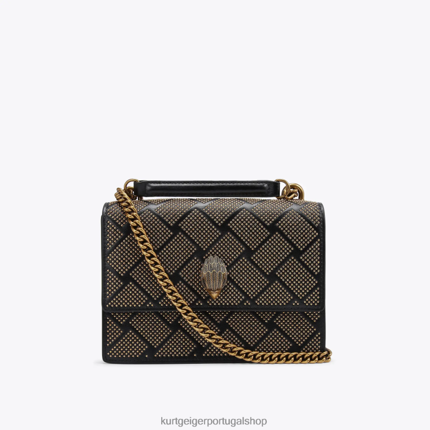 Kurt Geiger mulheres corpo cruzado shoreditch londres 8J6X00118 preto outro | bolsas
