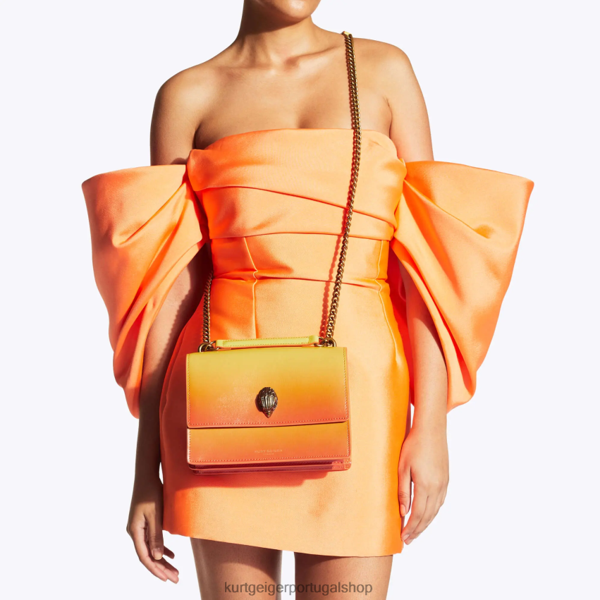 Kurt Geiger mulheres corpo cruzado shoreditch londres 8J6X00119 amarelo | bolsas