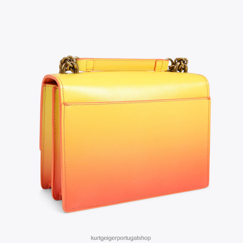 Kurt Geiger mulheres corpo cruzado shoreditch londres 8J6X00119 amarelo | bolsas