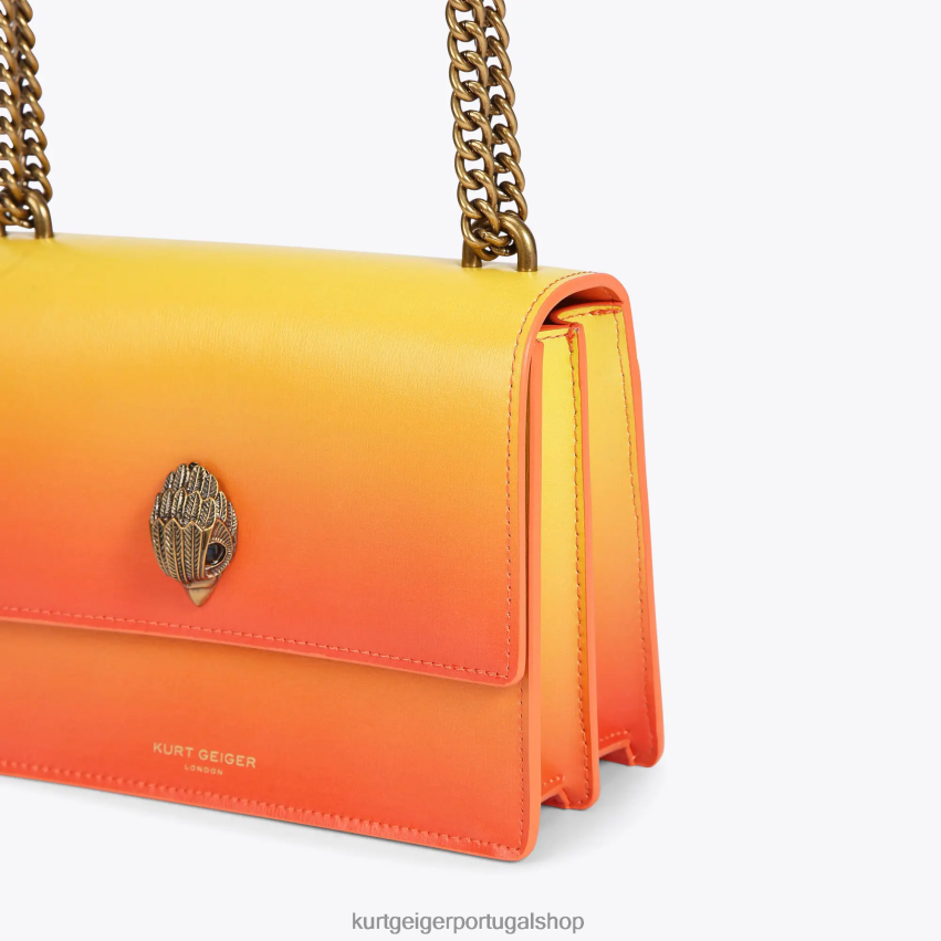 Kurt Geiger mulheres corpo cruzado shoreditch londres 8J6X00119 amarelo | bolsas
