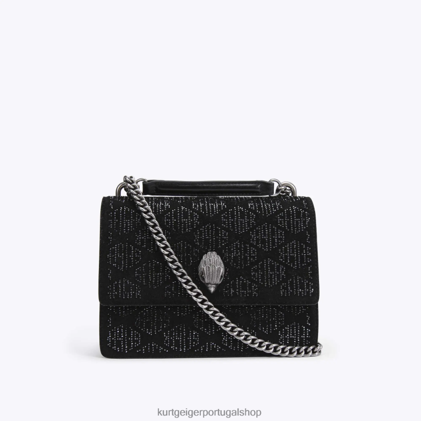 Kurt Geiger mulheres corpo cruzado shoreditch londres 8J6X00120 preto outro | bolsas