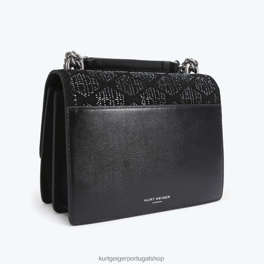 Kurt Geiger mulheres corpo cruzado shoreditch londres 8J6X00120 preto outro | bolsas