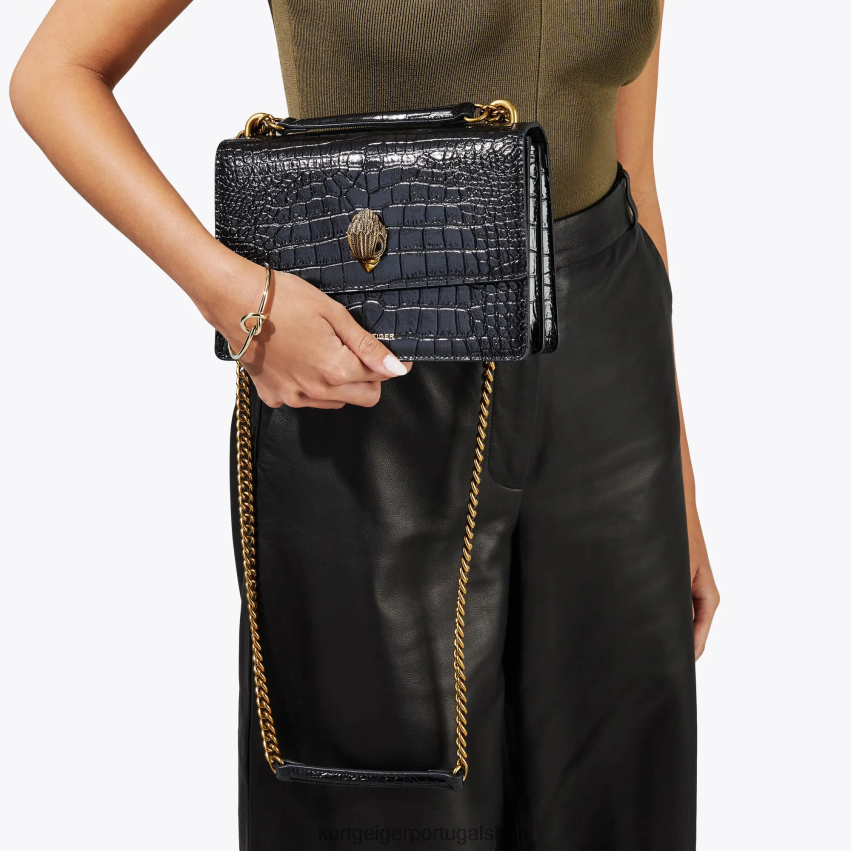 Kurt Geiger mulheres corpo cruzado shoreditch londres 8J6X00123 preto | bolsas