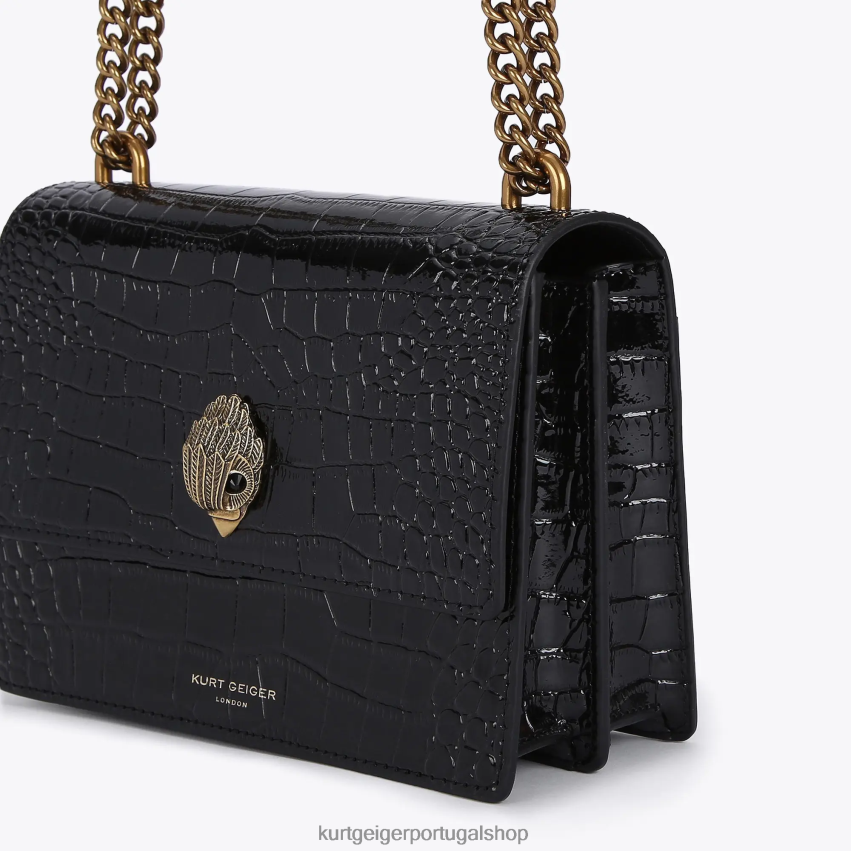 Kurt Geiger mulheres corpo cruzado shoreditch londres 8J6X00123 preto | bolsas