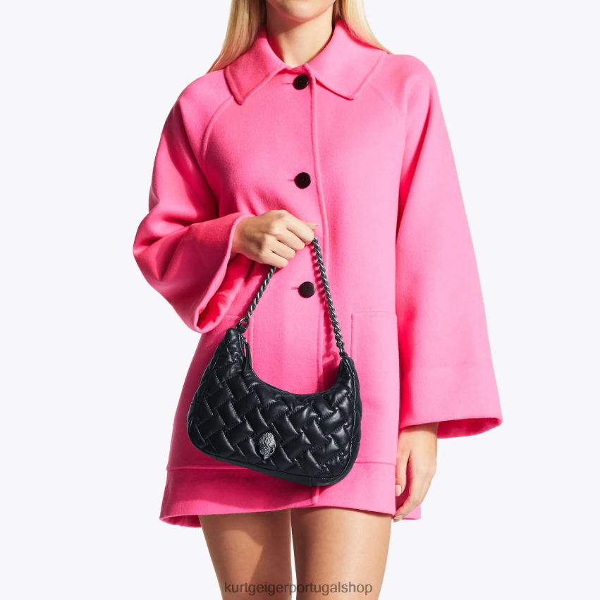 Kurt Geiger mulheres corpo multicruzado em couro londrino 8J6X00278 combinação preta | bolsas