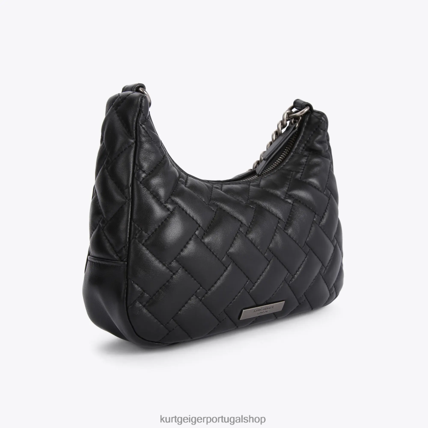 Kurt Geiger mulheres corpo multicruzado em couro londrino 8J6X00278 combinação preta | bolsas