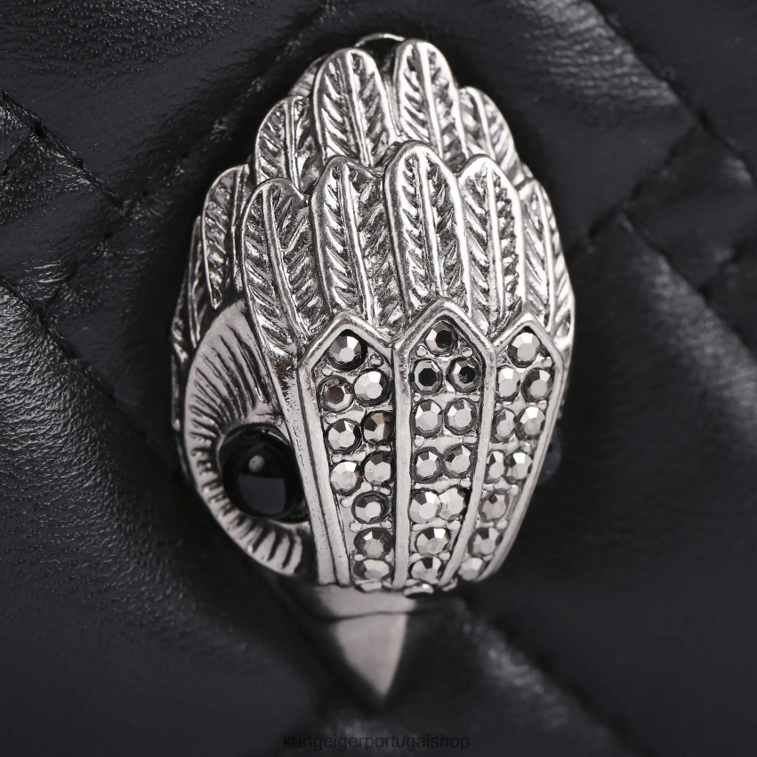 Kurt Geiger mulheres corpo multicruzado em couro londrino 8J6X00278 combinação preta | bolsas