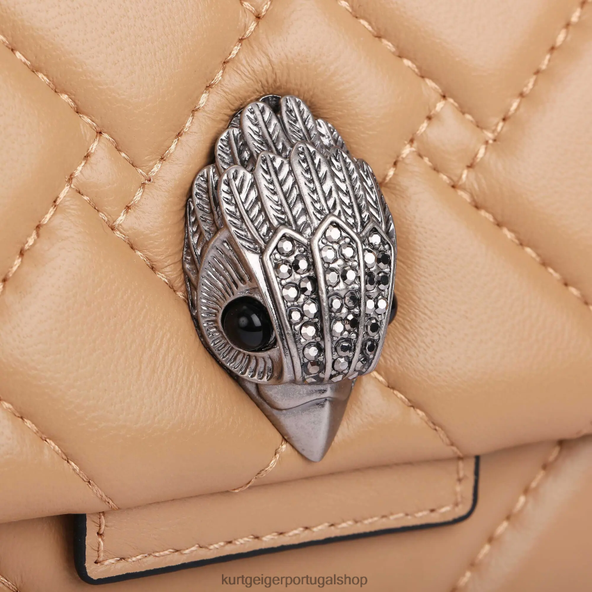 Kurt Geiger mulheres londres couro kensington 8J6X0047 camelo | bolsas